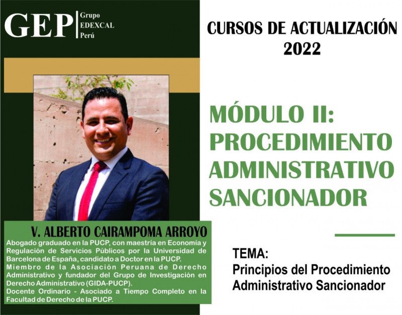 Evento: Cursos de Actualización en Derecho Administrativo 2022