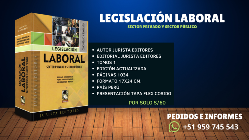 Libro: Legislación Laboral actualizado 2022