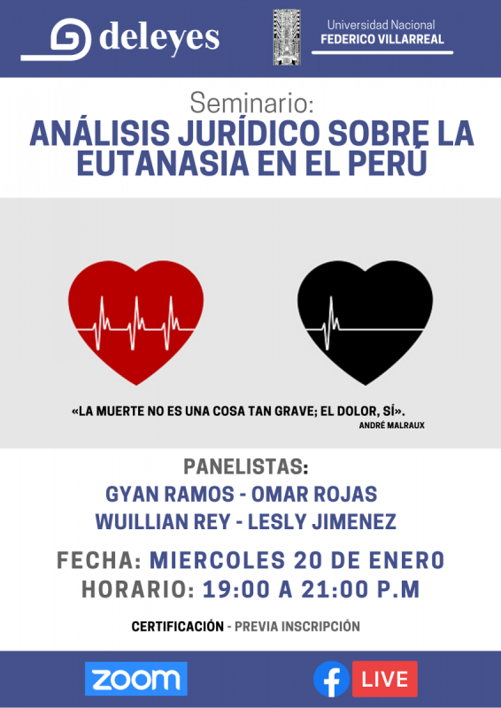 SEMINARIO: Análisis jurídico sobre la Eutanasia en el Perú