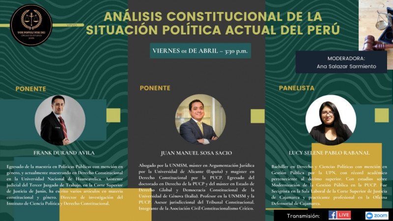 Análisis Constitucional de la Situación Política actual del Perú