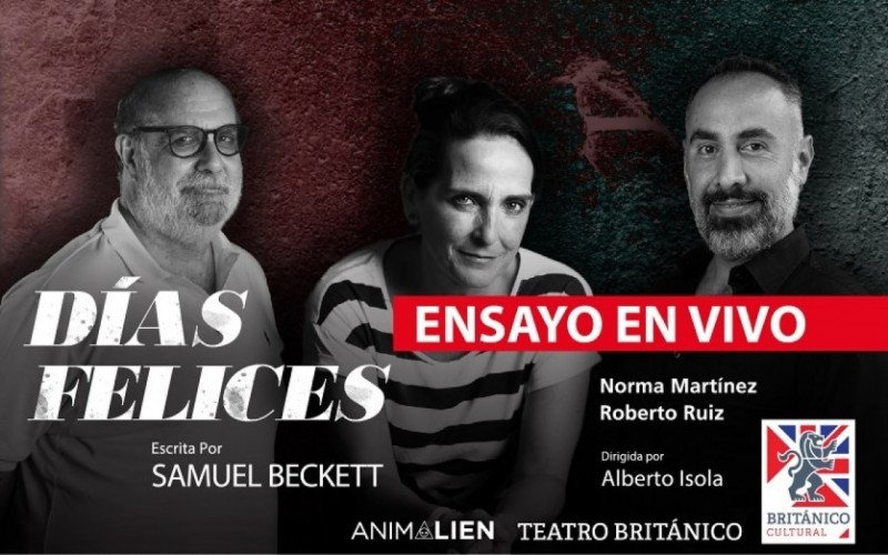 Teatro: 'Días felices', obra dirigida por Alberto Ísola, presentará un ensayo virtual en vivo