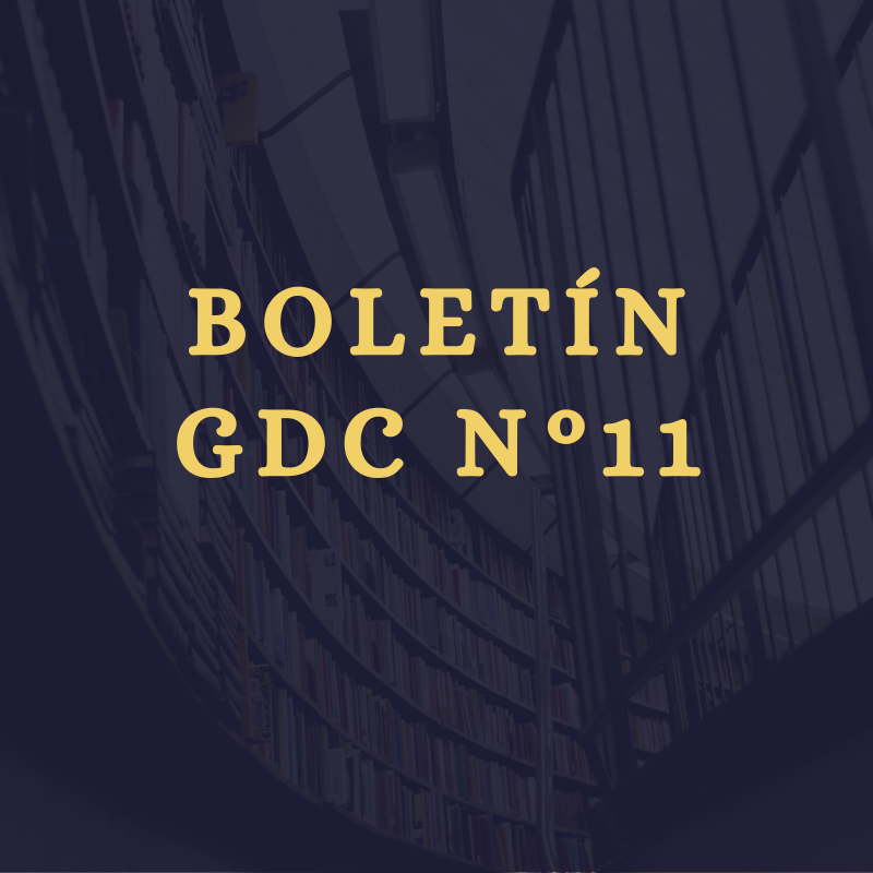 Boletín Informativo N° 11 del GDC