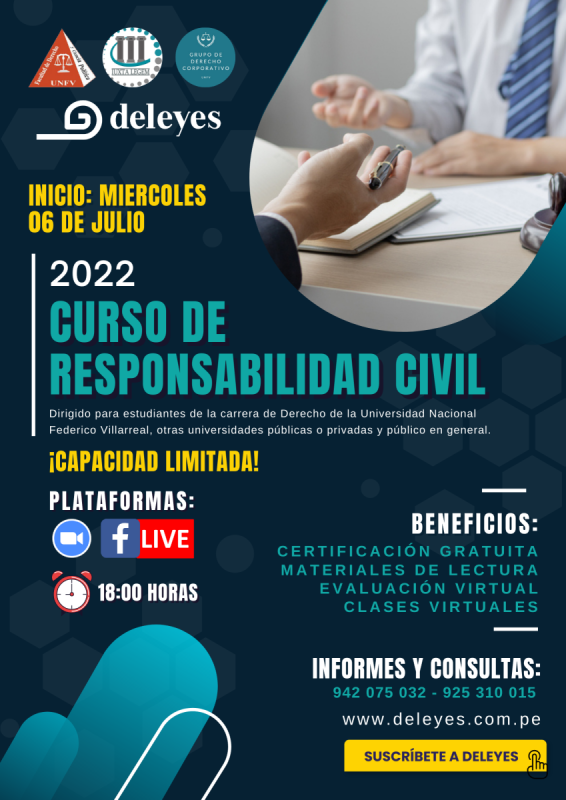 Curso gratuito de Responsabilidad Civil