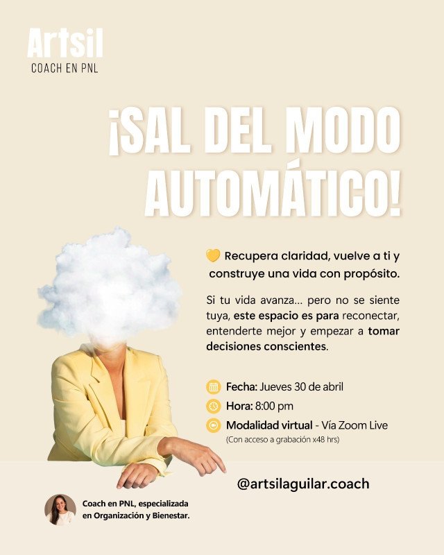 Sal del modo automatico