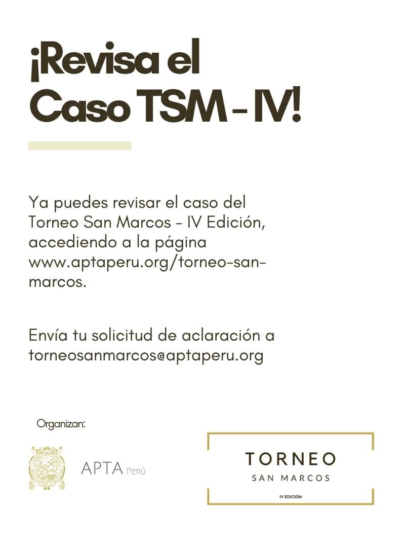 Torneo San Marcos - IV Edición