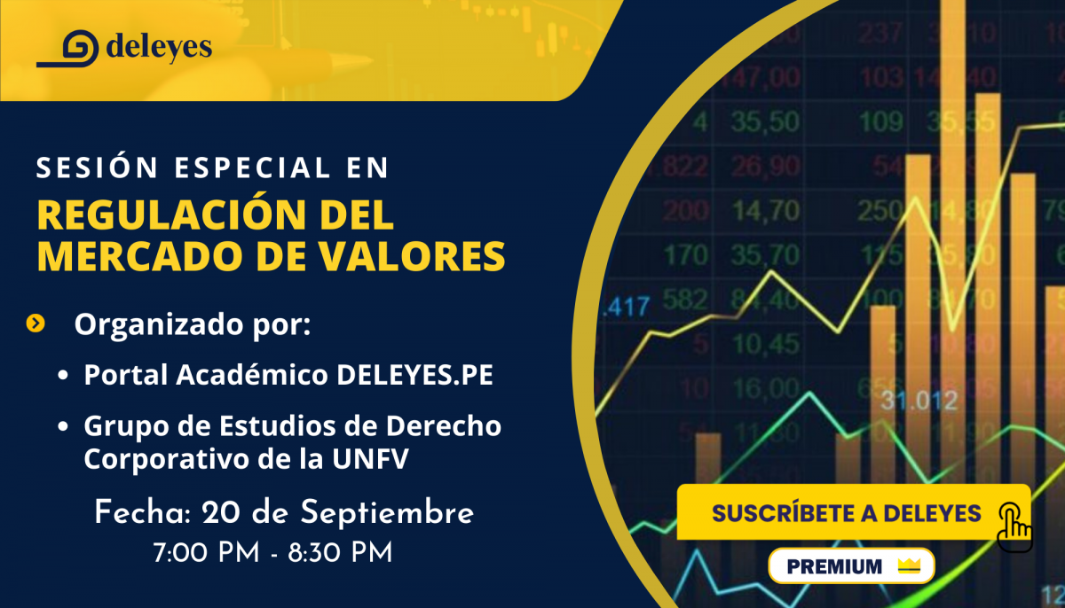 Sesión Especial en Regulación del Mercado de Valores