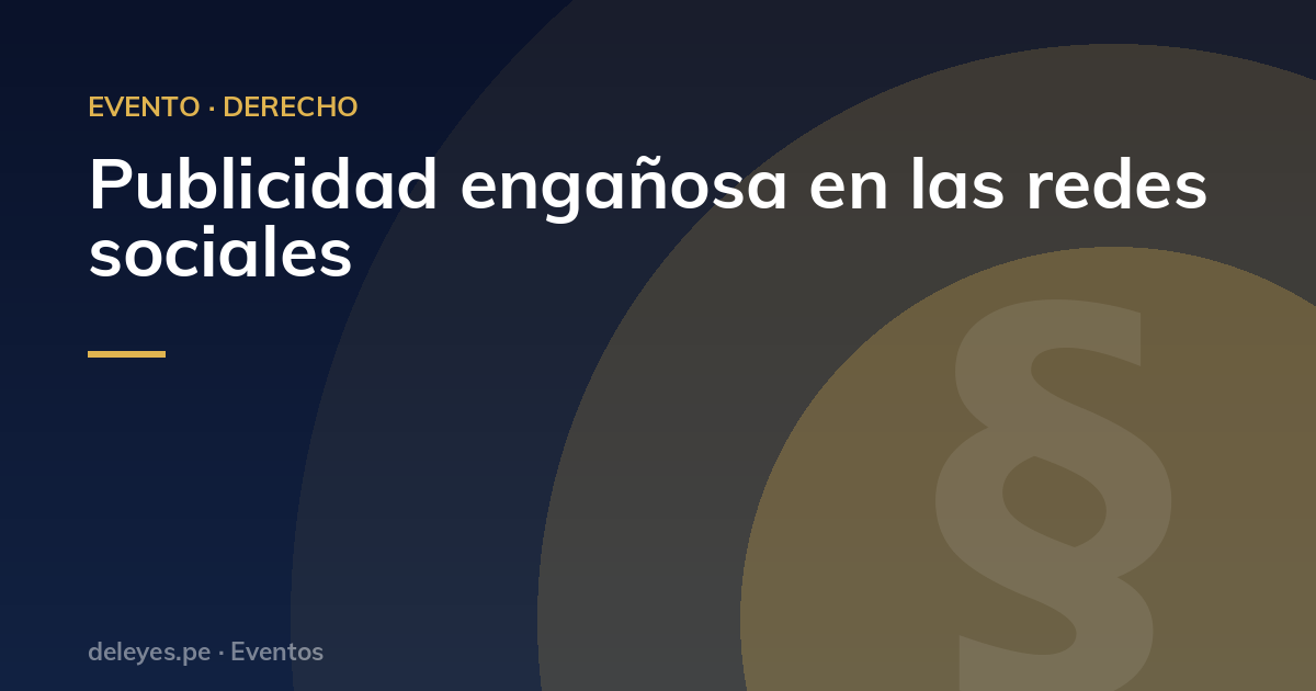 Publicidad engañosa en las redes sociales